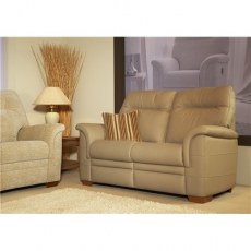 Parker Knoll Hudson 2 Seater Leather Sofa
