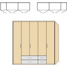 Disselkamp Balance Wardrobe (5 hinged doors)