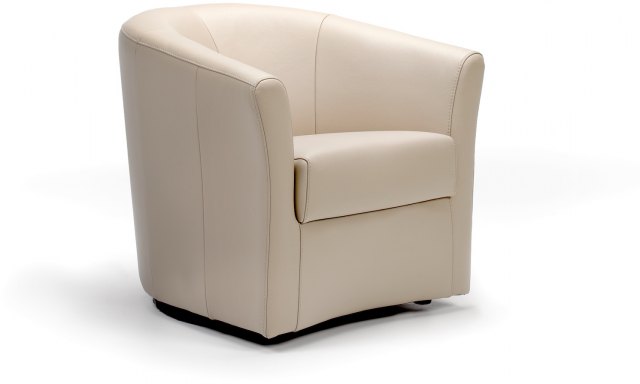Rom Rom Leather YoYo Swivel Chair