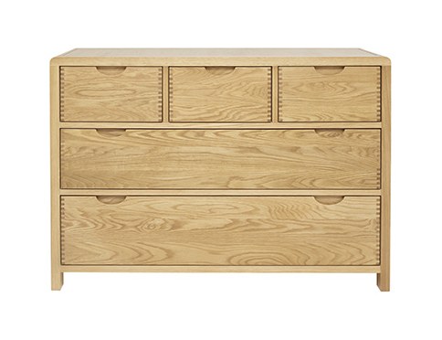 Ercol Furniture Ercol Bosco 5 Drawer Wide Chest of Drawers.