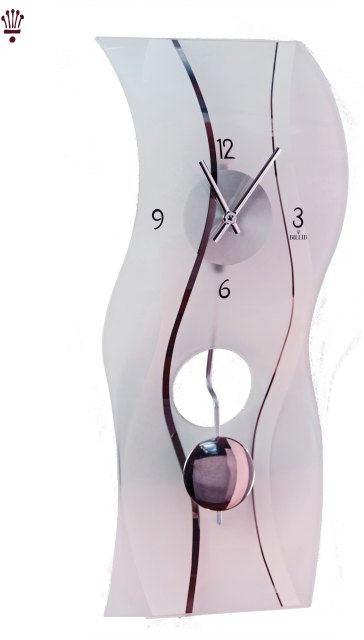 Billib Clocks QC9060 Mineral Glass Quartz Wall Clock