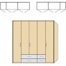 Disselkamp Disselkamp Balance Wardrobe (5 hinged doors)