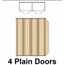 Disselkamp Disselkamp Coretta Wardrobe (4 hinged doors)