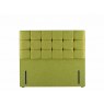 Hypnos Grace Headboard  in euro-slim size and Linoso 500 Lemon upholstered fabric.