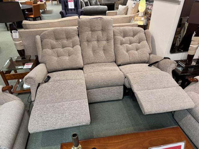 3 Seater Double Power Recling Sofa