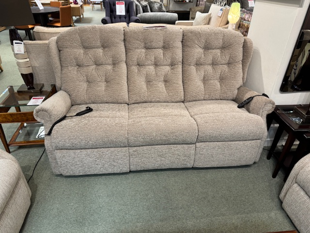 3 Seater Double Power Recling Sofa