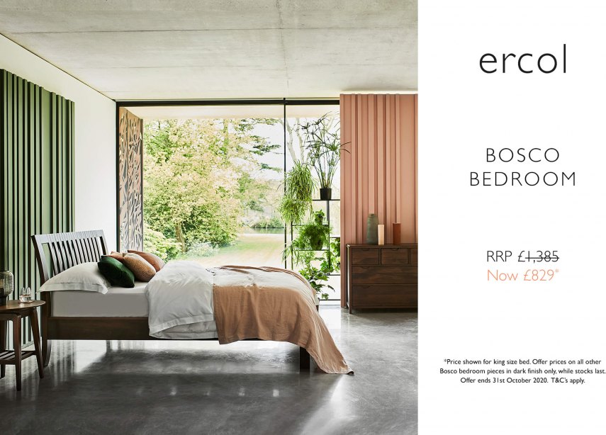 Ercol Bosco Dark Bedroom Furniture