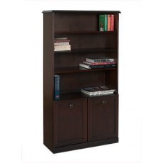 Hampton Bookcase with 2 Doors & 3 Shelves