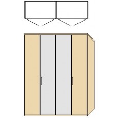 Disselkamp Balance Wardrobe (4 hinged doors)