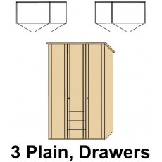 Disselkamp Coretta Wardrobe (3 hinged doors)