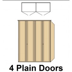 Disselkamp Coretta Wardrobe (4 hinged doors)