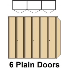 Disselkamp Coretta Wardrobe (6 hinged doors)