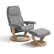 Stressless Consul Small Recliner with Stool SPECIAL OFFER