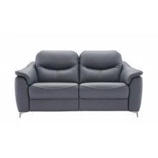 G Plan Jackson 3 Seater DBL Manual Recliner Leather Sofa