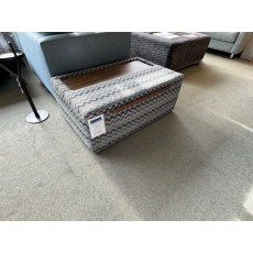 Collins and Hayes Blanket Ottoman.