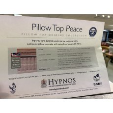 Hypnos 150cm Pillow Top Peace Firm Edge Open Coil Divan Set & Headboard.