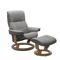 Stressless Mayfair Medium Classic Recliner with Stool SPECIAL OFFER