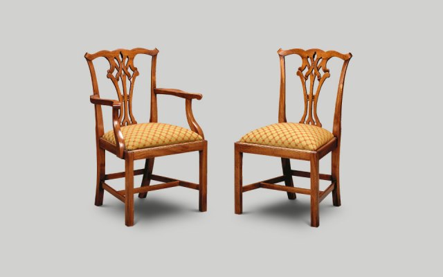 Iain James Iain James CC02/CC01 Country Chippendale Dining Chair.
