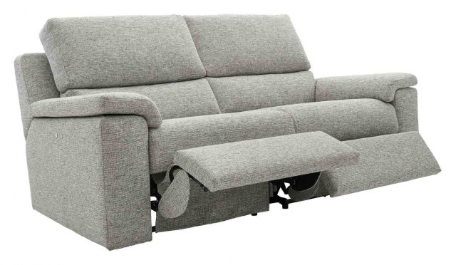 G Plan Furniture G Plan Taylor Fabric 3 Seater Electric DBL Recliner Sofa