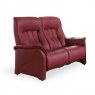 Himolla Rhine 2 Seater Manual Recliner - Red leather