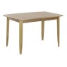 Nathan Shadows Small Boat Shaped Dining Table on Legs. Oak Finish.