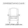 Duresta Somerset Wing Chair