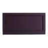Hypnos Isobella strutted Headboard in Burgundy NC upholstered fabric.