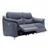G Plan Furniture G Plan Jackson 3 Seater DBL Eclectic Recliner Leather Sofa