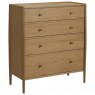 Ercol Winslow 4 Drawer Chest.