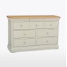 TCH Cromwell CRO804 7 Drawer Wide Chest.